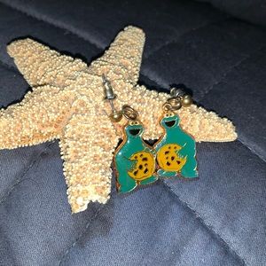 Cookie Monster Post Earrings